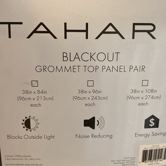 3 Pair of New Curtains - Picture 2 of 3